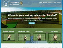 Tablet Screenshot of larrywisegolf.com